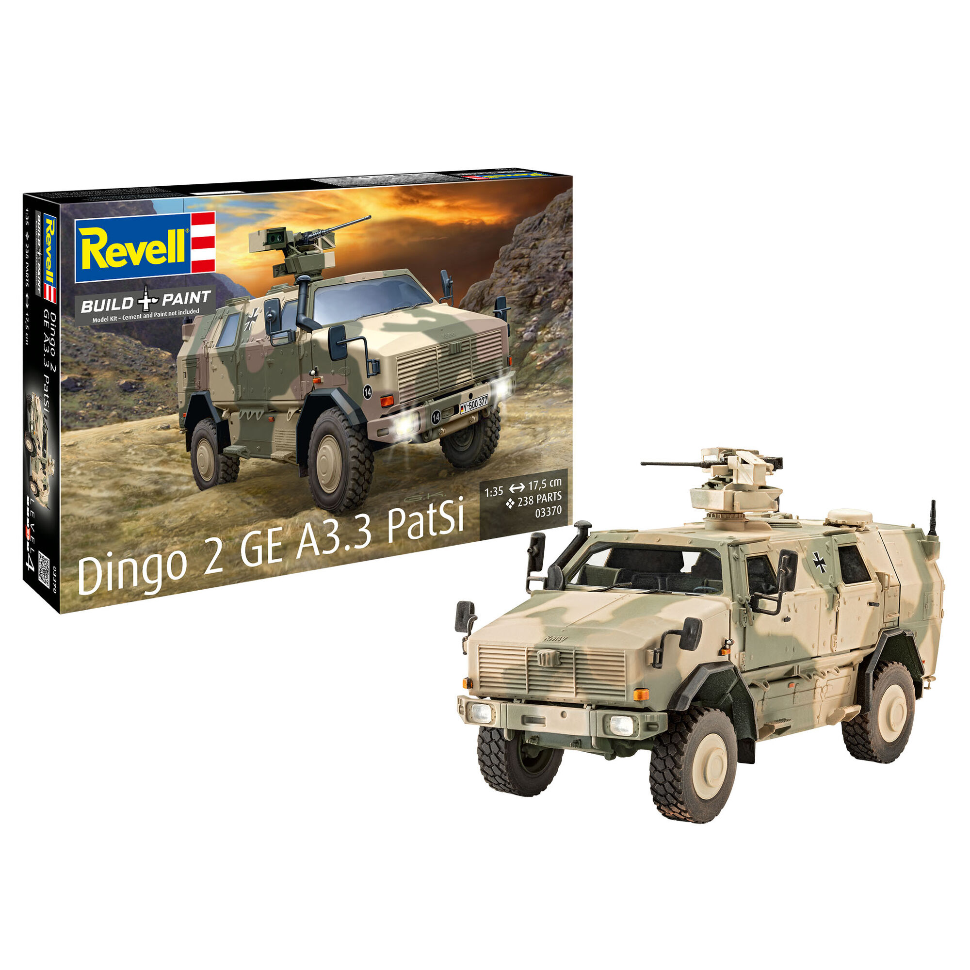 Zmontowany model Dingo 2 GE A3.3 PatSi