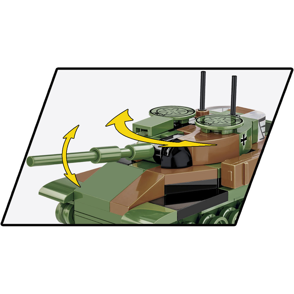Ruchoma wieża i lufa modelu Leopard I