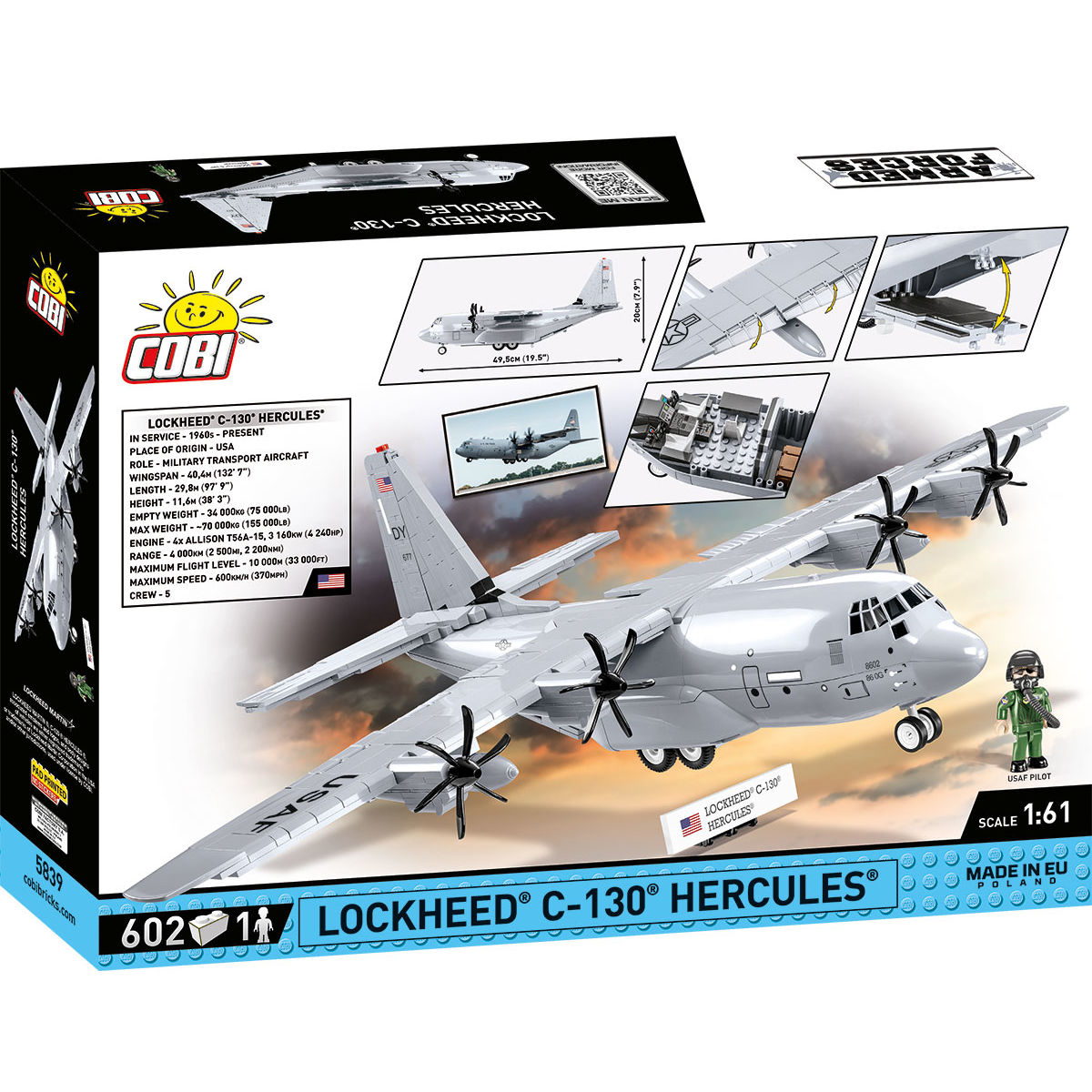 Model Lockheed C-130 Hercules oraz informacje o zestawie