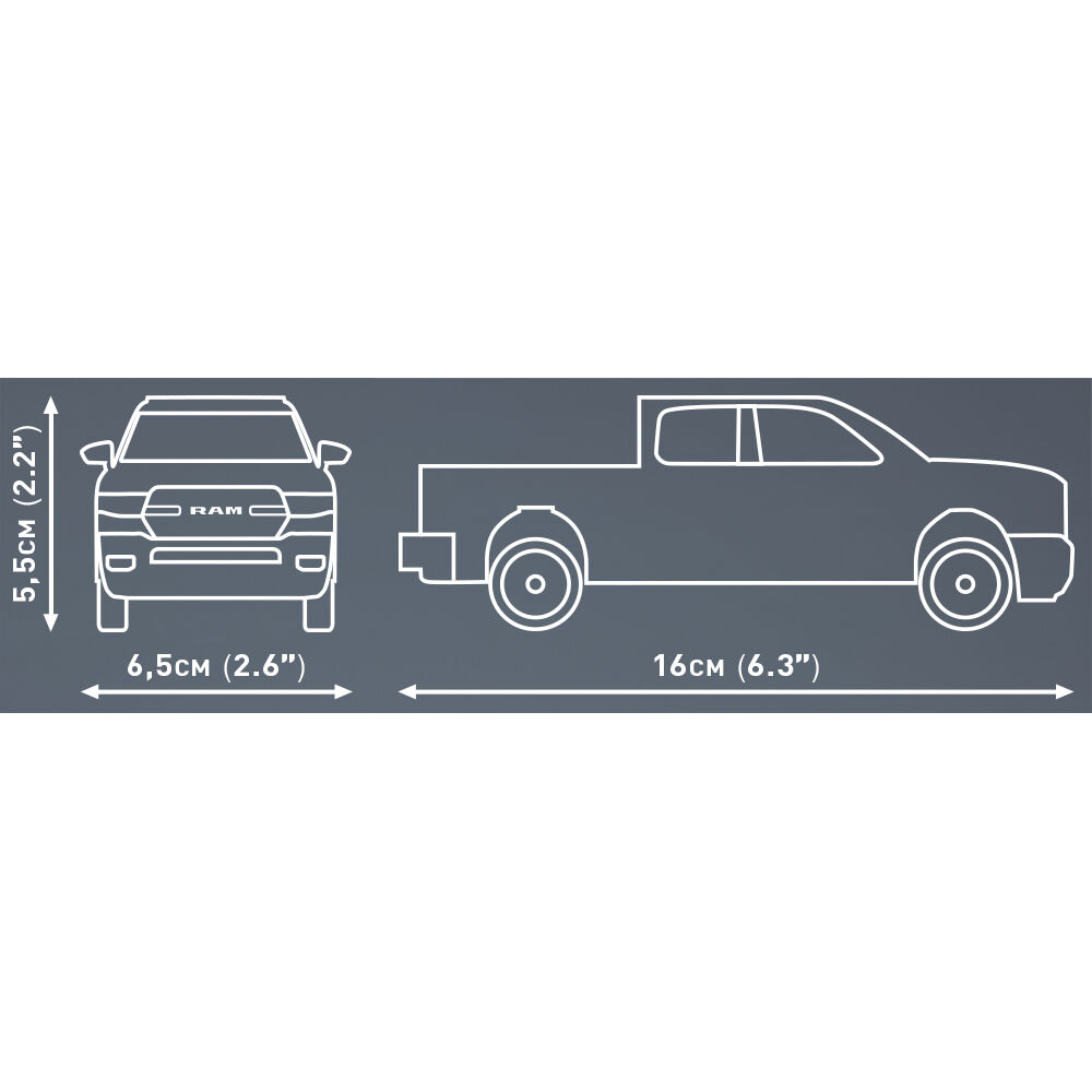 Wymiary modelu RAM 1500