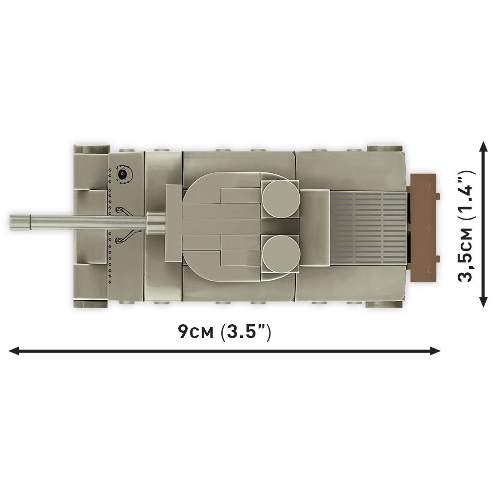 Wymiary modelu M4A3 Sherman