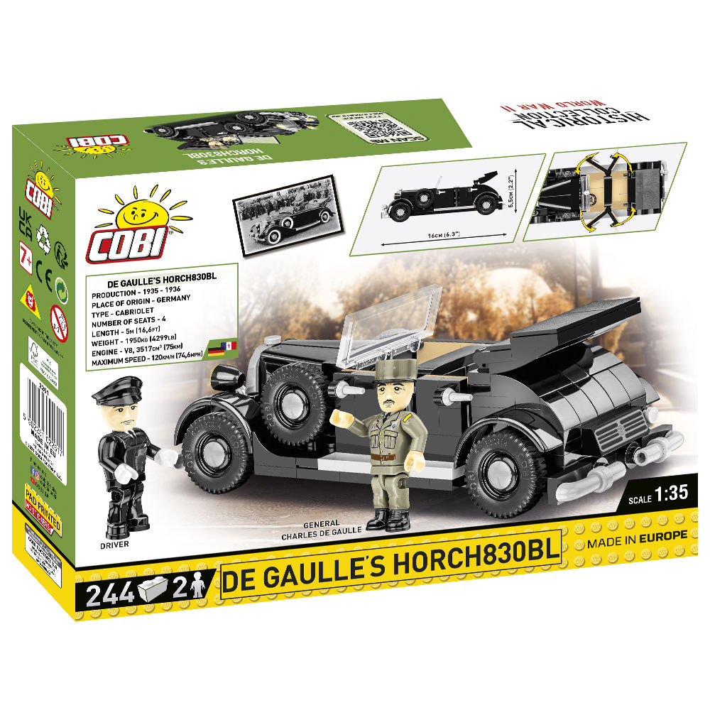 Model Horcha 830BL i opakowanie zestawu