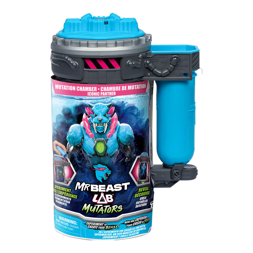 Pojemnik MrBeast Lab Mutators z figurką zmutowanej pantery