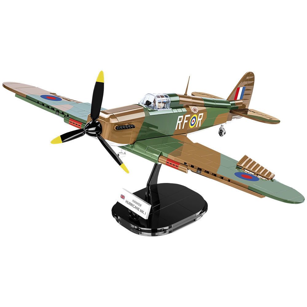 Model Hawker Hurricane Mk I z ruchomym śmigłem i podstawką