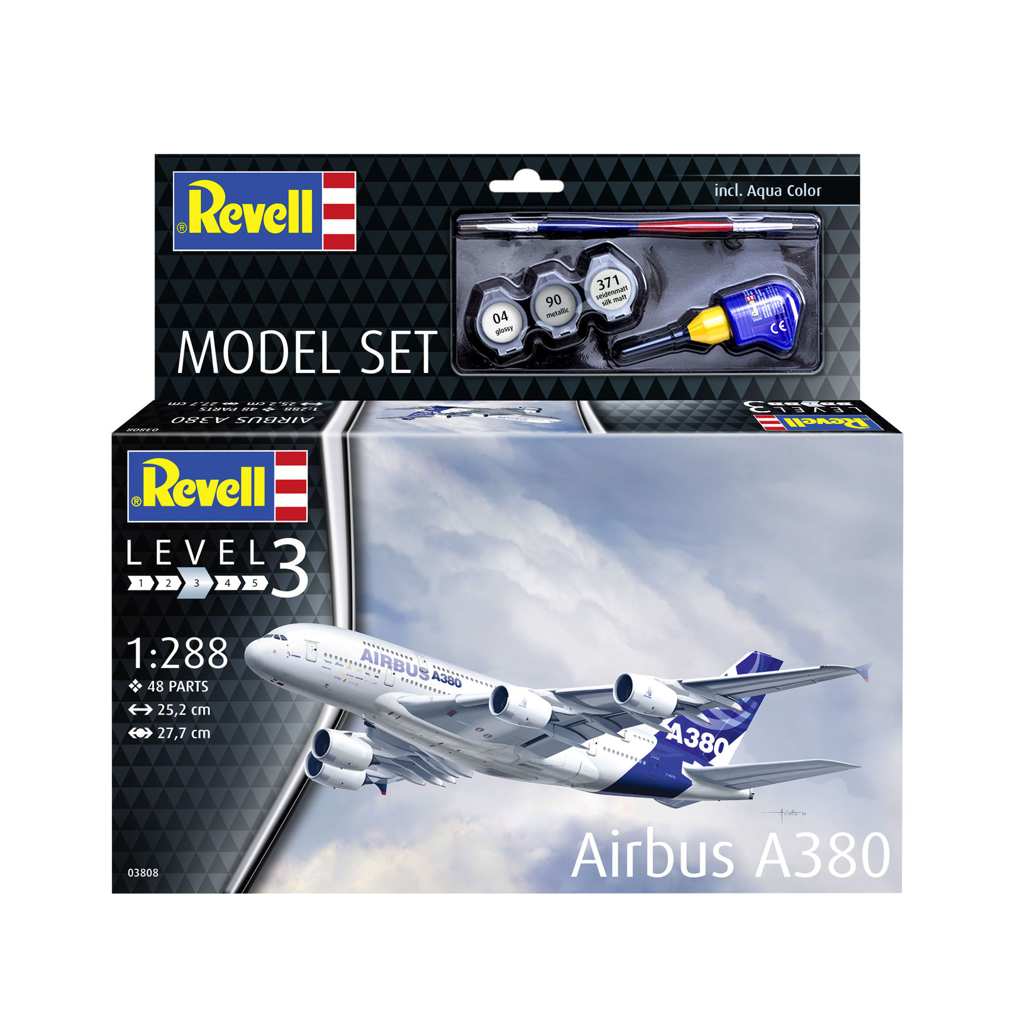Opakowanie zestawu modelarskiego Revell Airbus A380