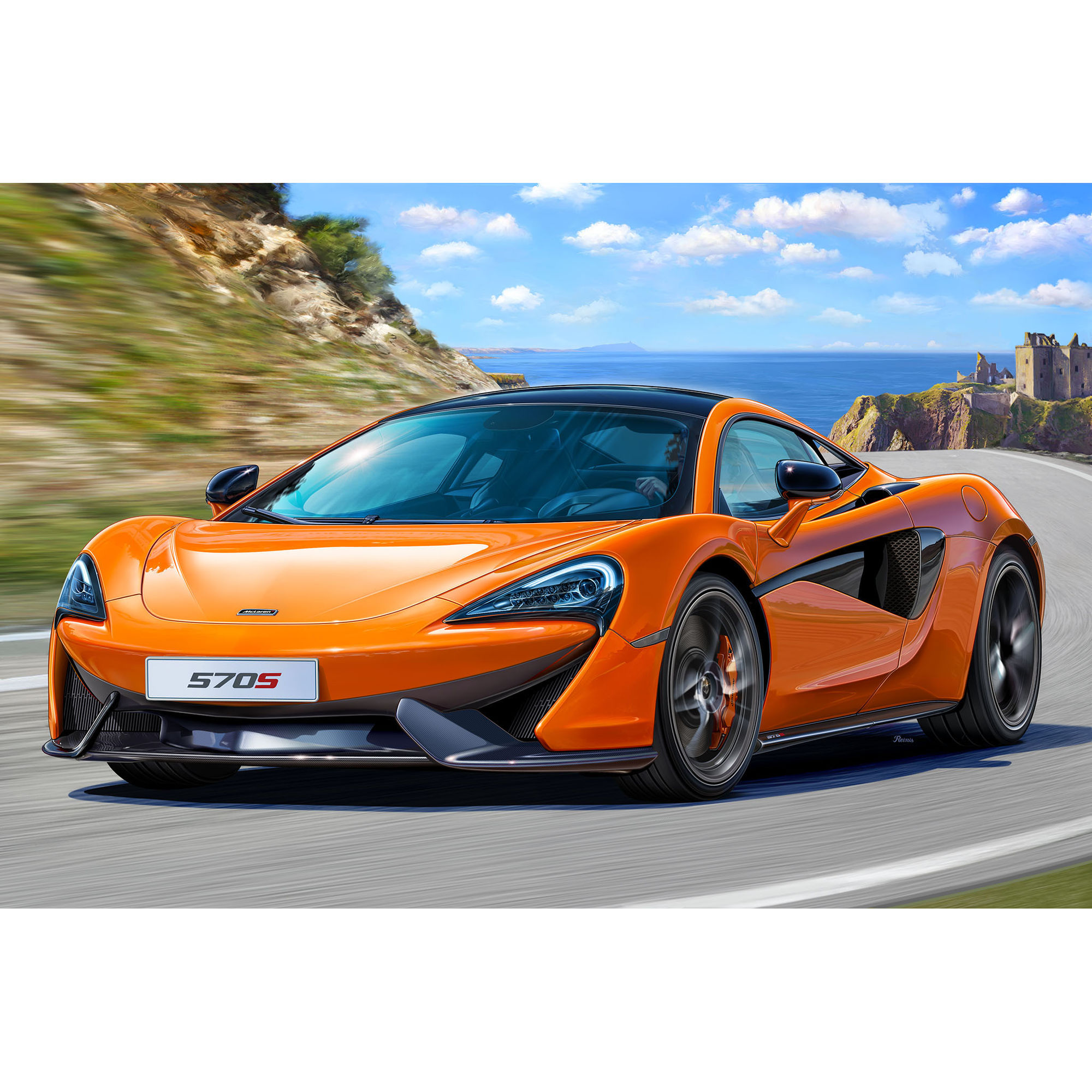 McLaren 570S z otwartymi drzwiami modelarskimi