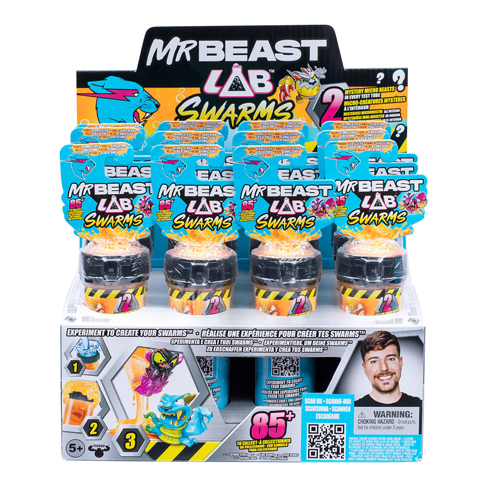 Zestaw Mr Beast Lab Swarms w opakowaniu ekspozycyjnym