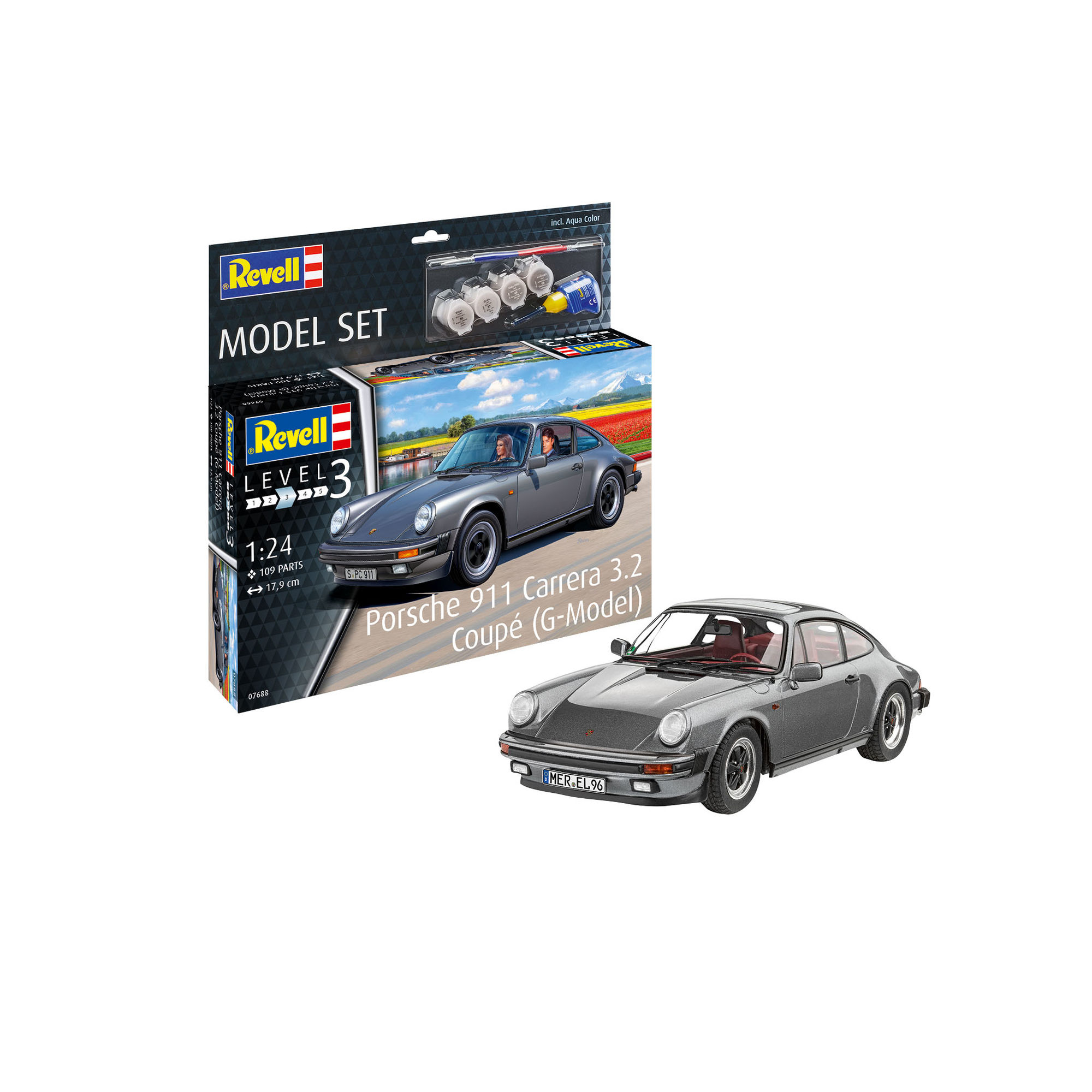 Gotowy model Porsche 911 Carrera 3.2 w skali 1:24