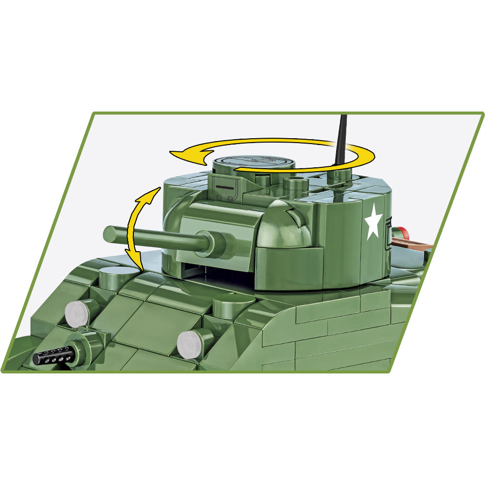 Ruchoma wieża i działo modelu Sherman M4A1