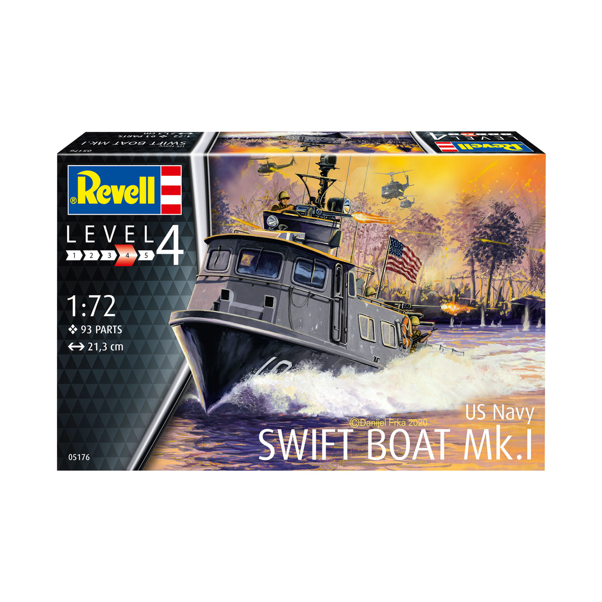 Pudełko zestawu Swift Boat Mk.I w skali 1:72
