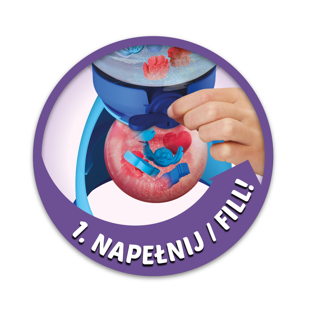 Napełnianie piłeczki w Fabryce Gniotków