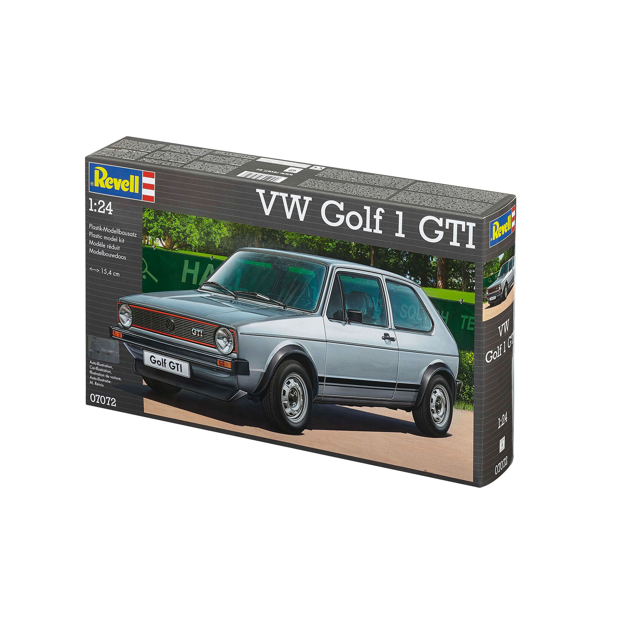 Pudełko zestawu modelarskiego VW Golf 1 GTI w skali 1:24