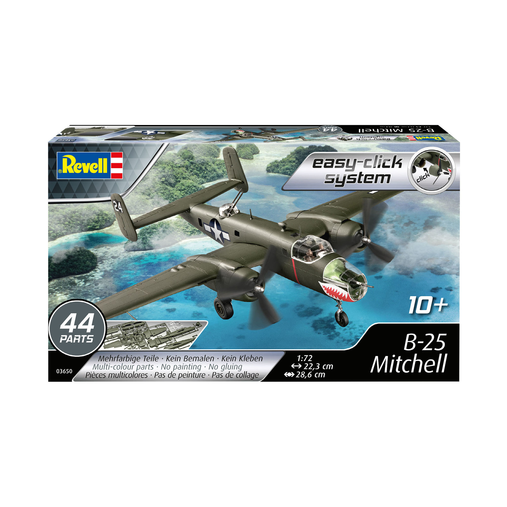 Pudełko zestawu Revell B-25 Mitchell w skali 1:72