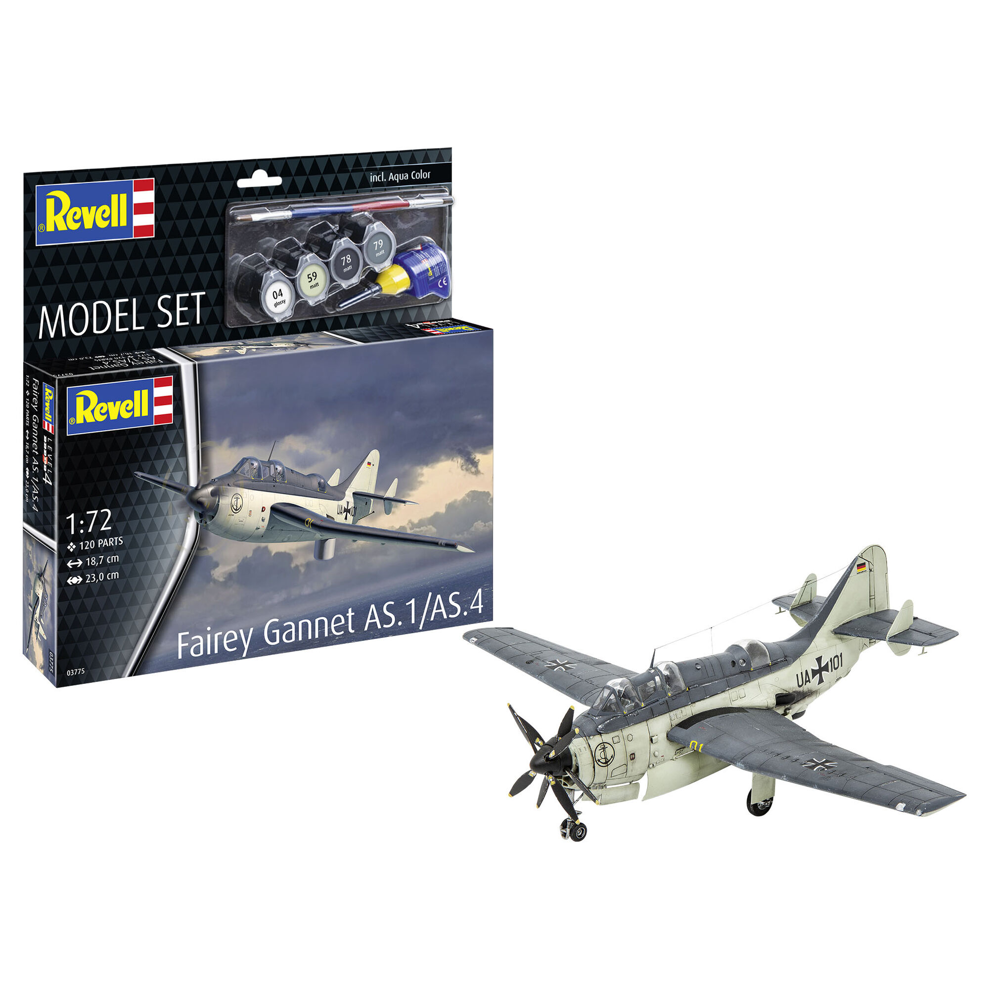 Złożony model Fairey Gannet AS.1/AS.4