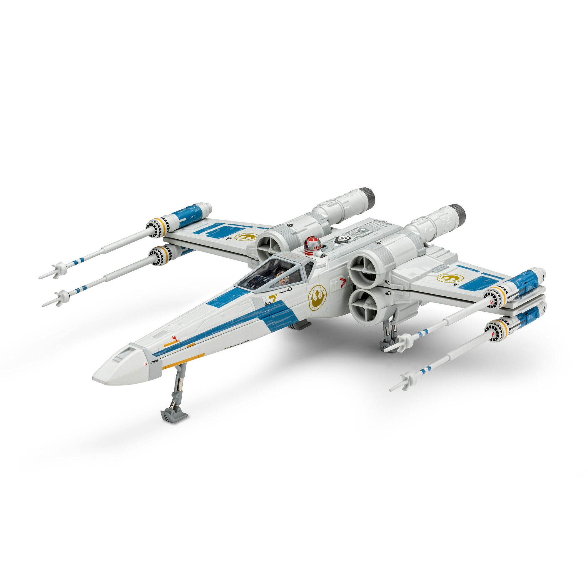 Zbudowany model X-Winga Nowej Republiki