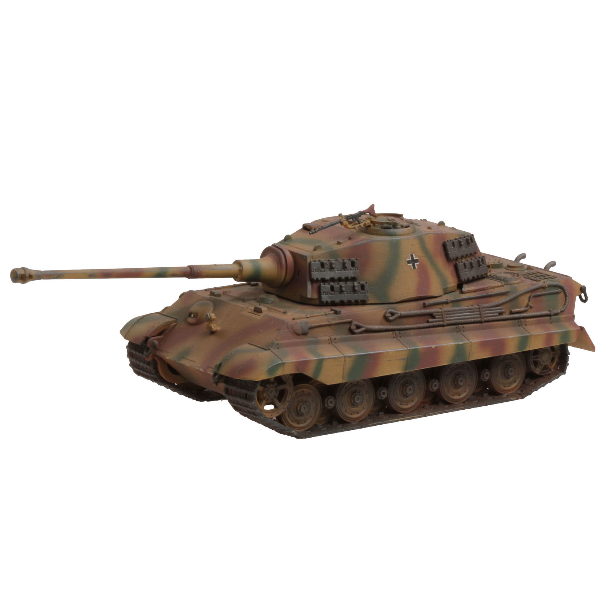 Zbudowany model czołgu Tiger II w skali 1:72