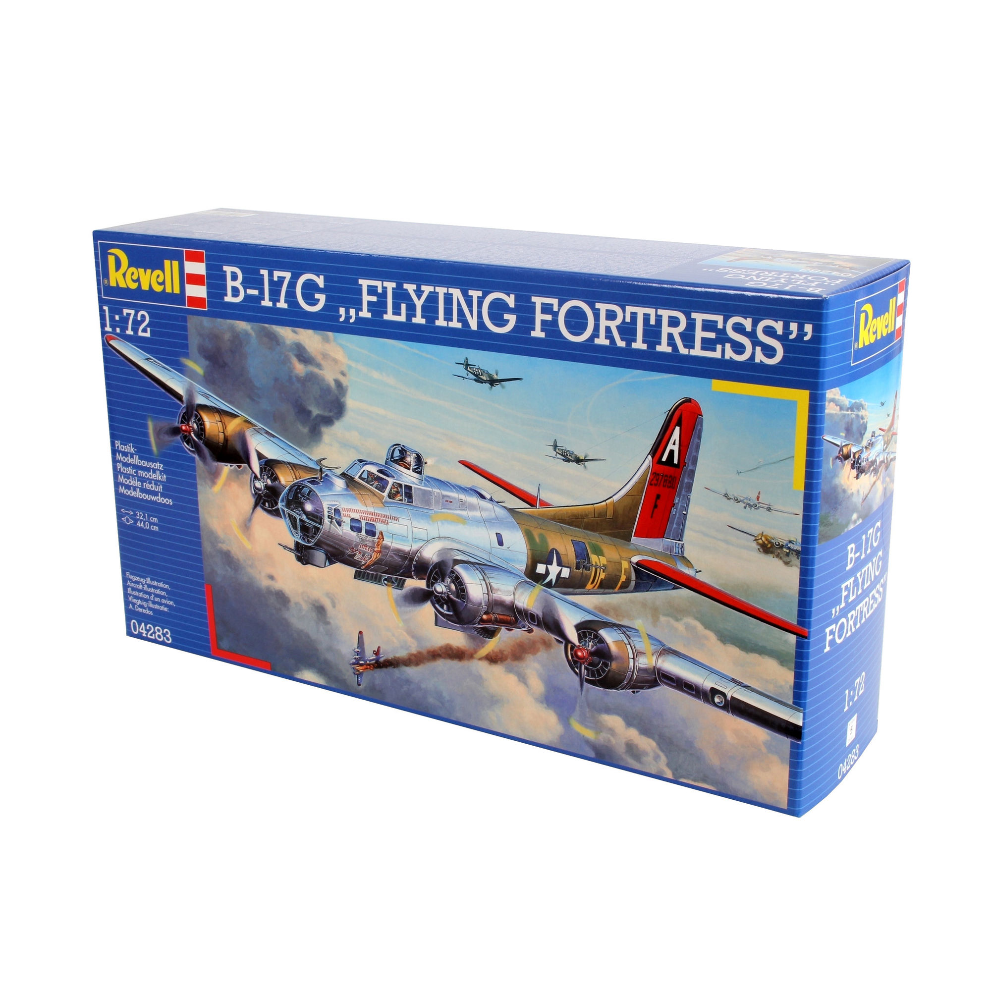 Model B-17G Flying Fortress i pudełko zestawu