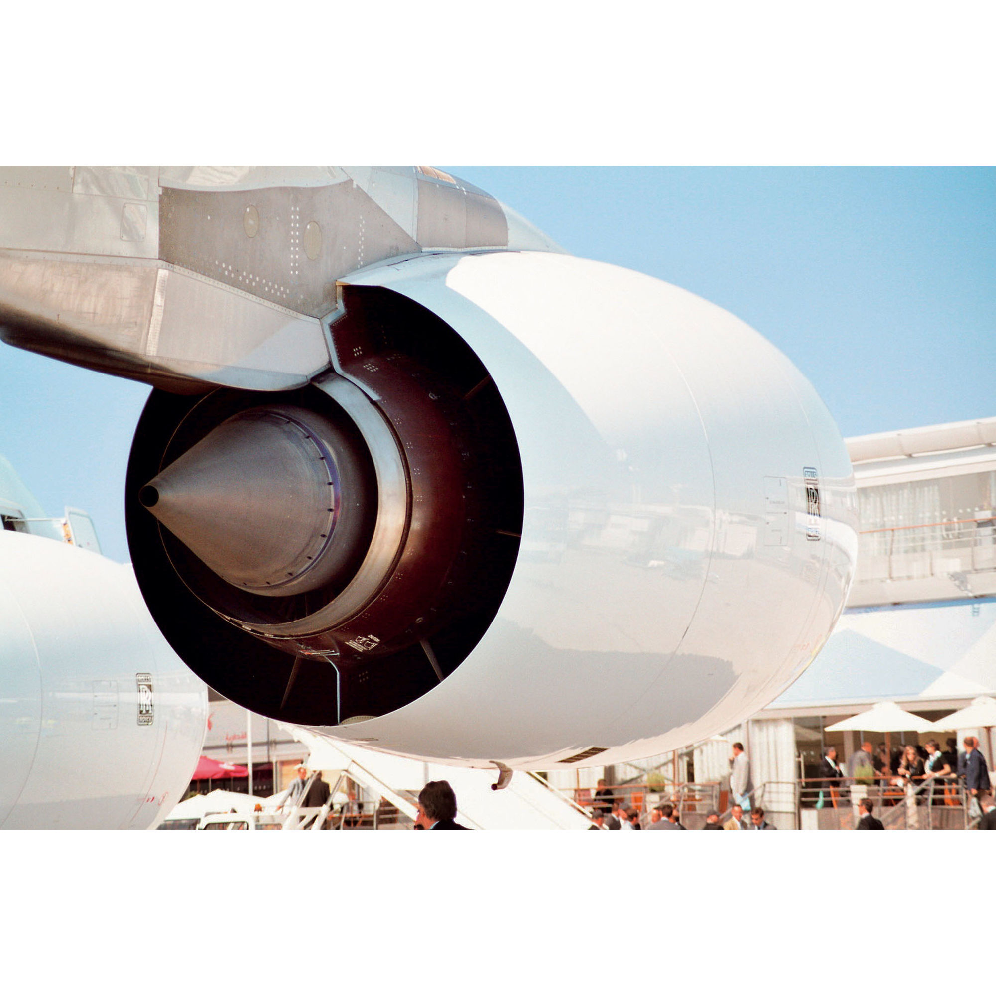 Detal silnika Airbusa A380