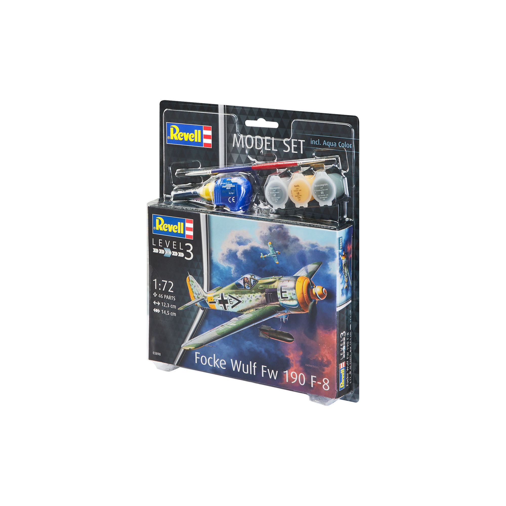 Model Focke-Wulf Fw190 F-8 z opakowaniem zestawu