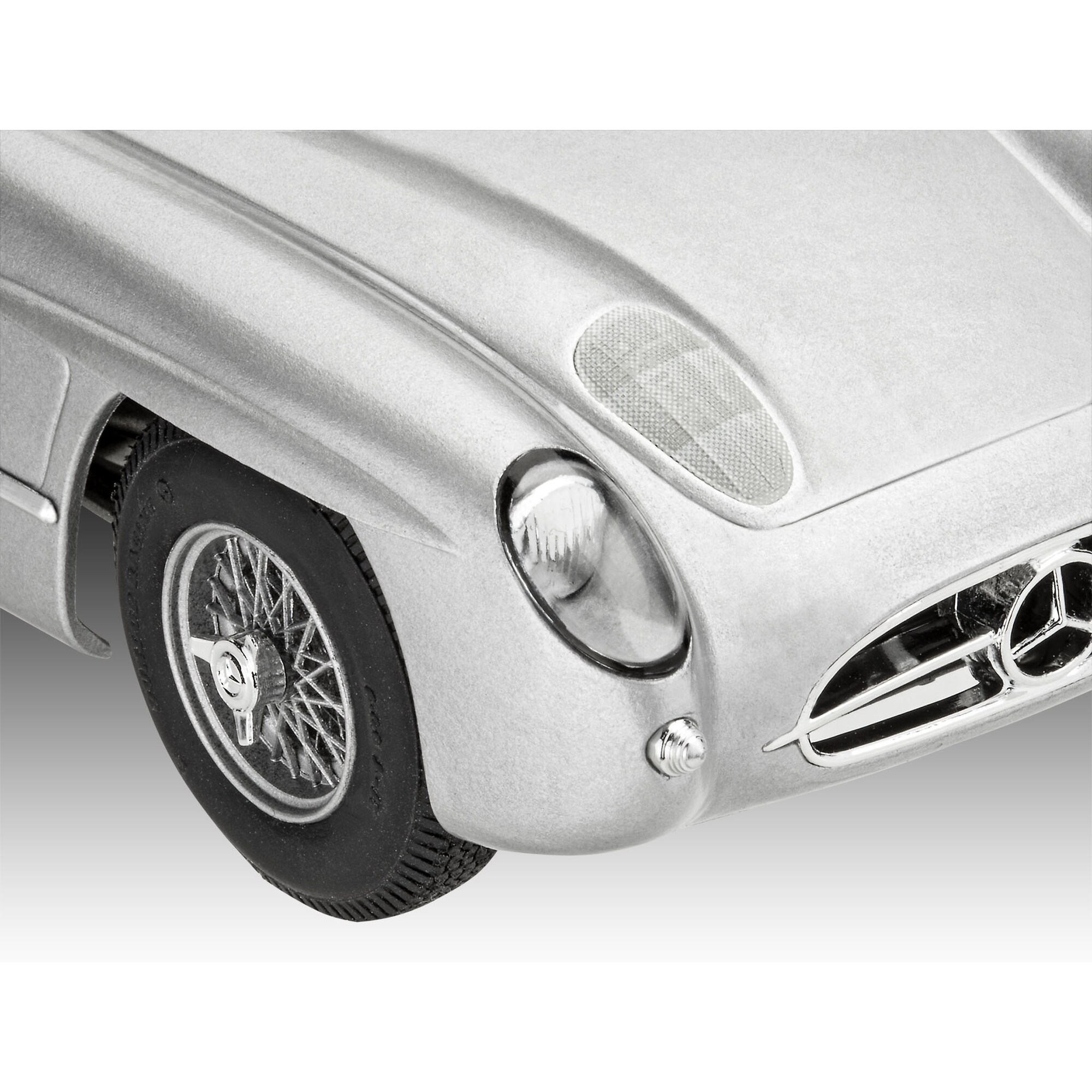 Detal przedniej części modelu Mercedes-Benz 300 SLR Coupé
