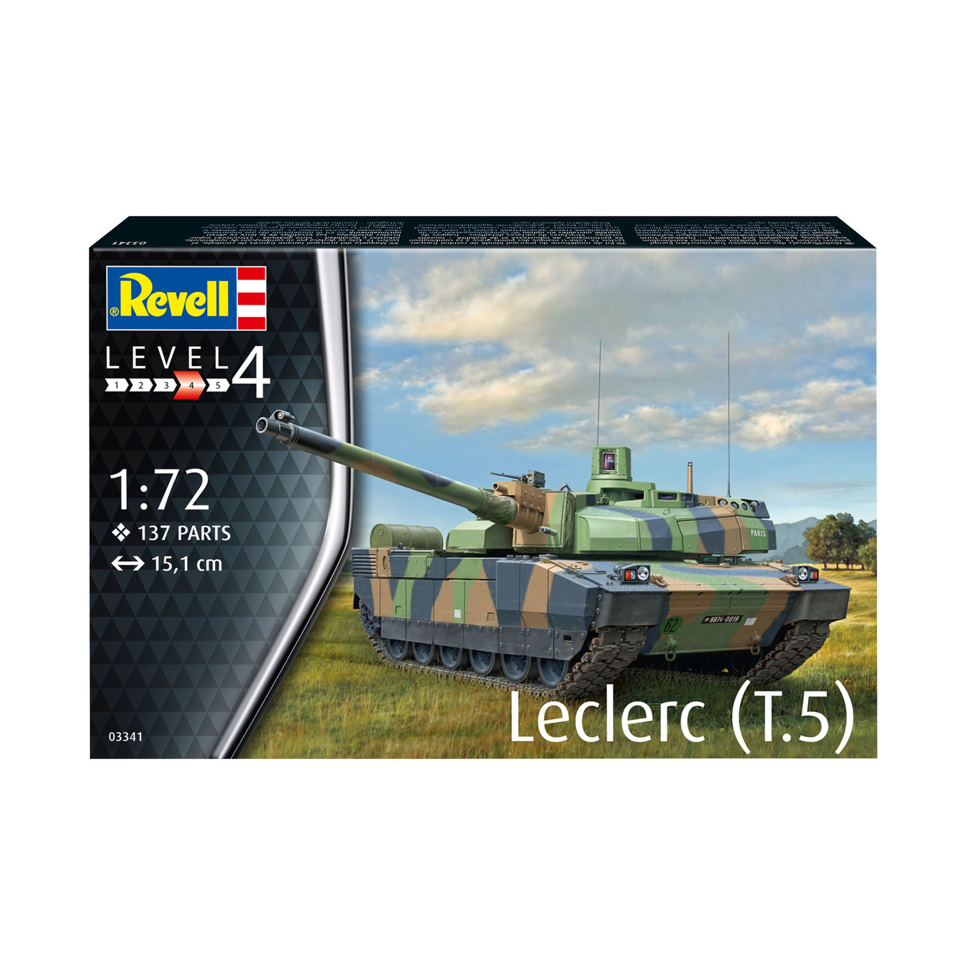 Pudełko modelu Leclerc T5 w skali 1:72