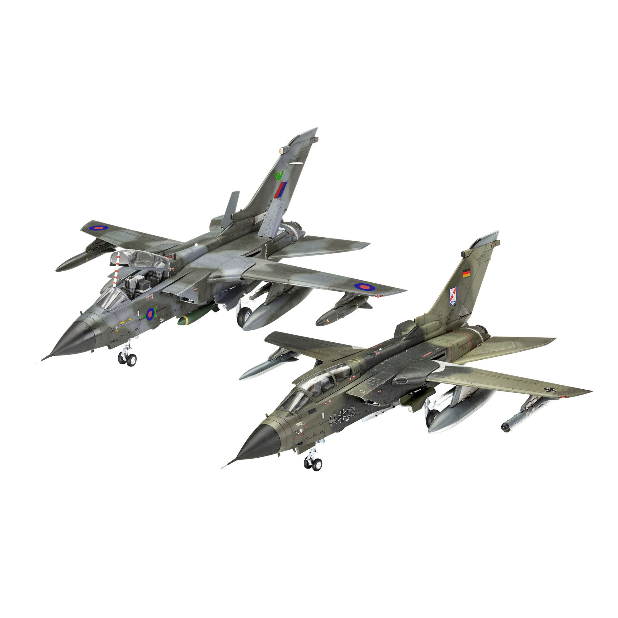 Dwa modele samolotów Tornado w skali 1:72