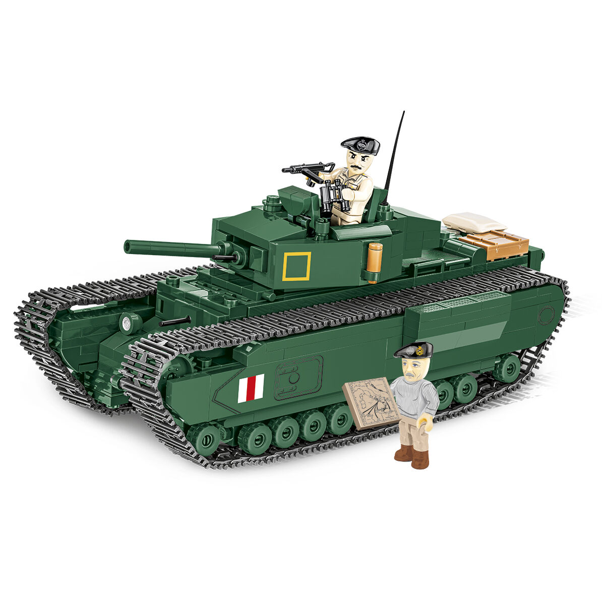Mark IV Churchill z dwiema figurkami