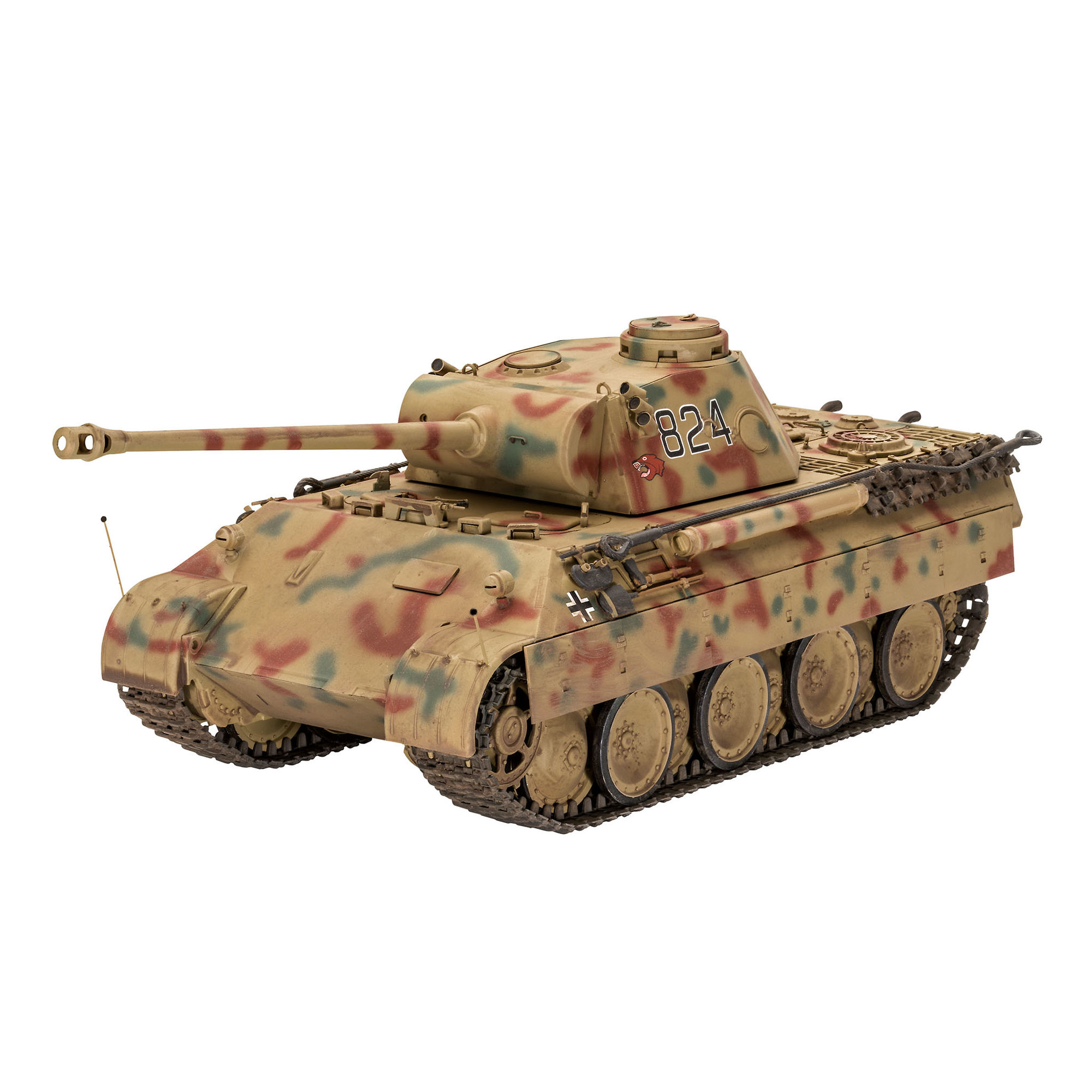 Zmontowany model czołgu Panther Ausf. D