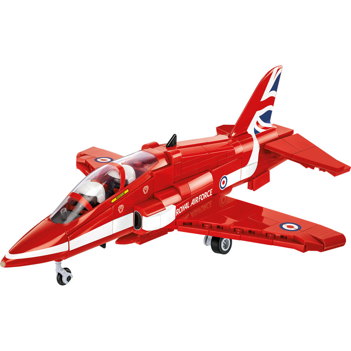 Zbliżenie modelu BAe Hawk T1 Red Arrows