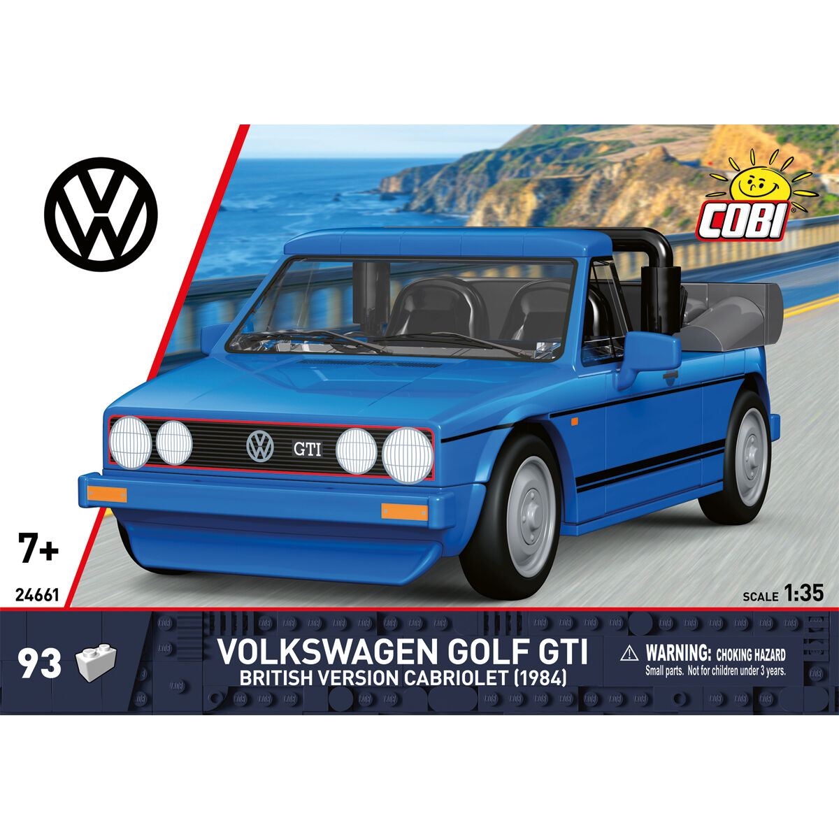 Volkswagen Golf GTI Cabriolet z widoku przedniego
