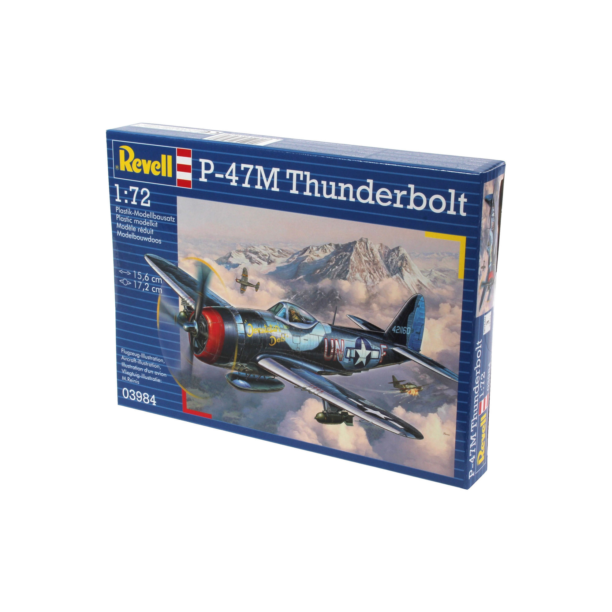 Pudełko modelu Revell P-47M Thunderbolt w skali 1:72