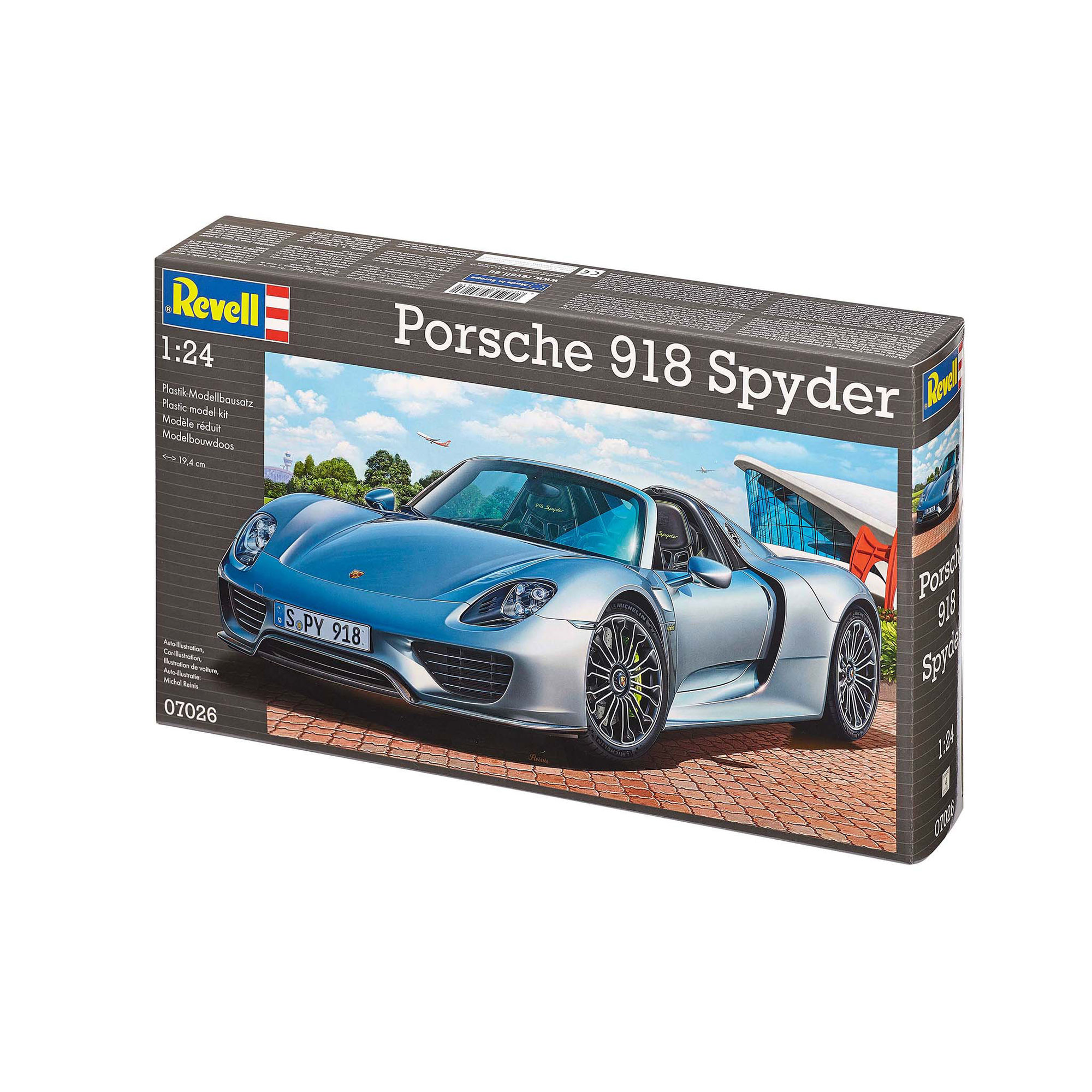 Pudełko modelu Porsche 918 Spyder w skali 1:24