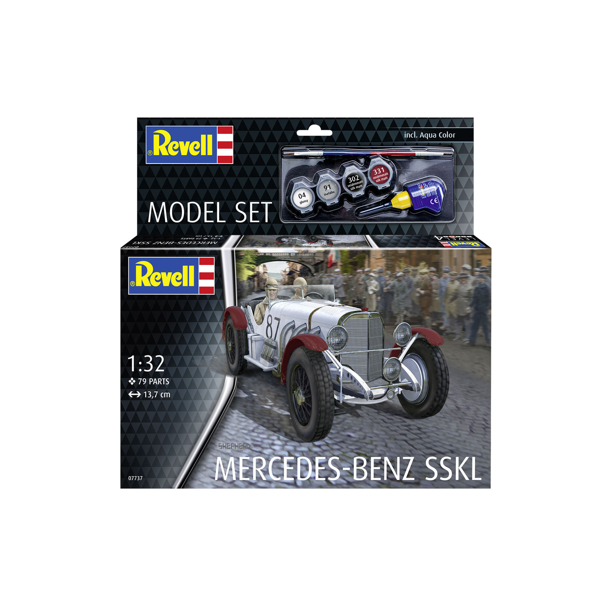 Opakowanie zestawu modelarskiego Mercedes-Benz SSKL 1:32