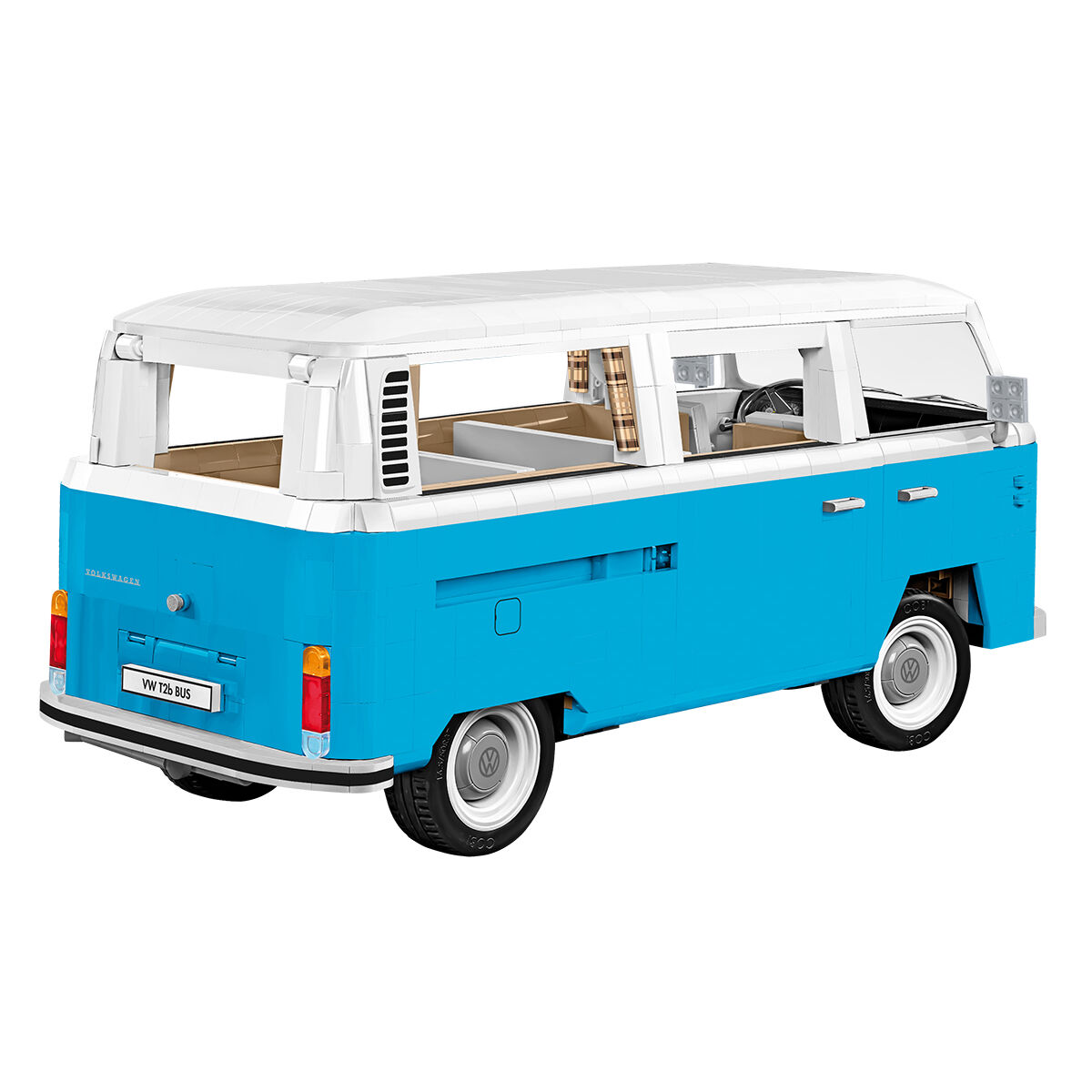 Tył i bok modelu Volkswagen T2b Bus