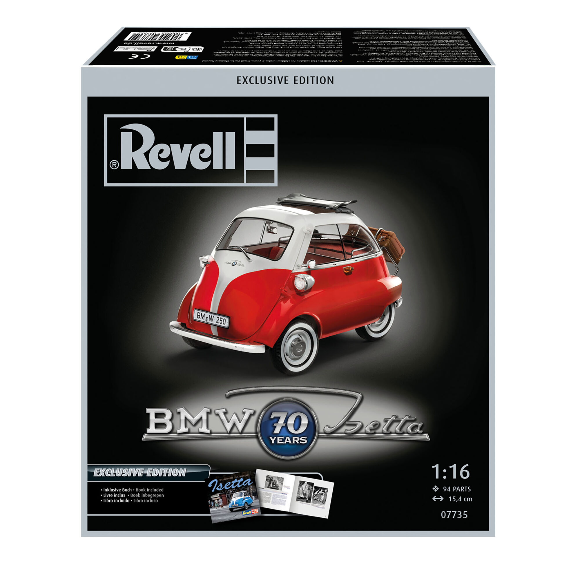 Opakowanie modelu BMW Isetta 250 w skali 1:16