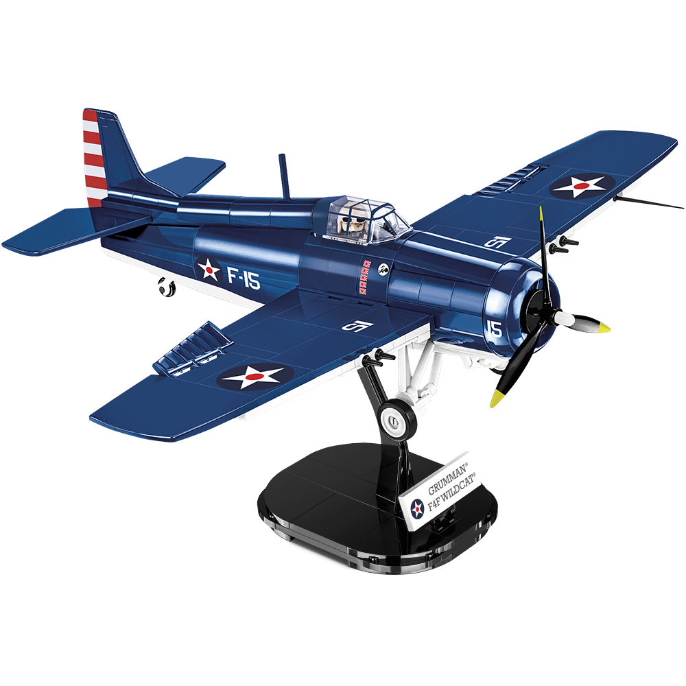 F4F Wildcat z podstawką i figurką pilota