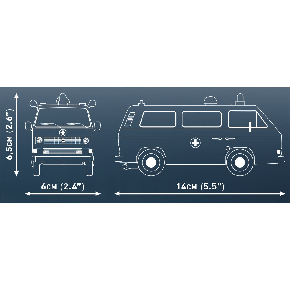 Volkswagen T3 Krankenwagen podczas jazdy