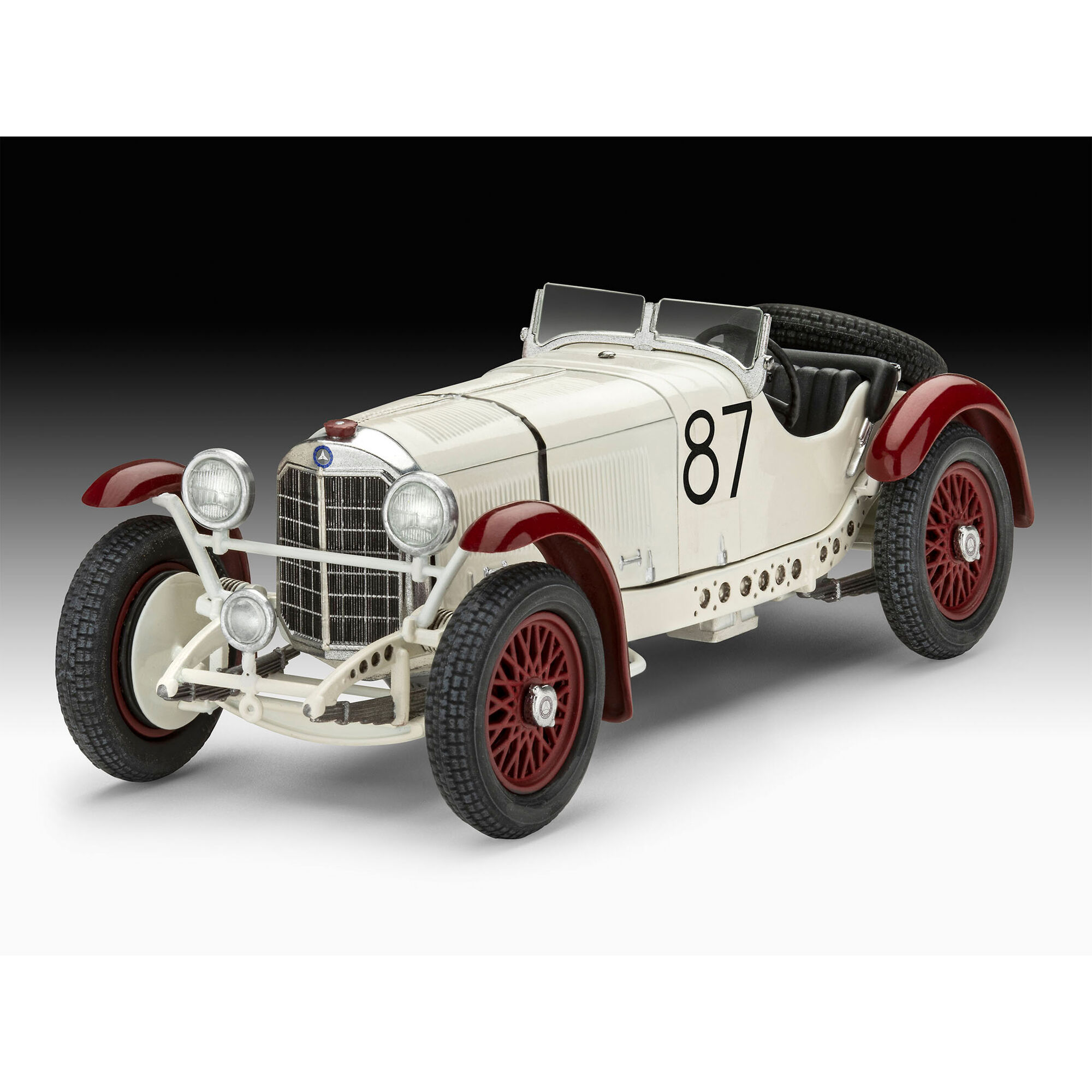 Złożony model Mercedes-Benz SSKL w skali 1:32