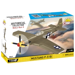 Mustang P-51B – model z klocków