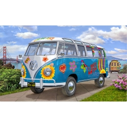 VW T1 Samba Bus Flower Power 1:24