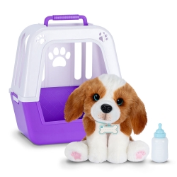 Little Live Pets Piesek z transporterem
