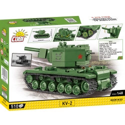 KV-2 – model z klocków 1:48