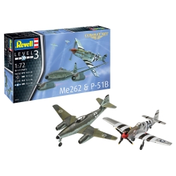 Me 262 i P-51B Mustang 1:72