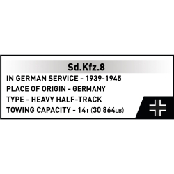 Sd.Kfz. 8 z działem Flak 36 8,8 cm
