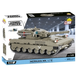 Merkava Mk. I/II – model z klocków