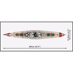 Pancernik Bismarck 1:300