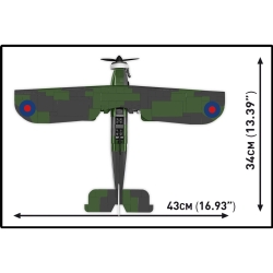 Fairey Swordfish – model z klocków