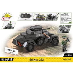 Sd.Kfz. 222 – model z klocków