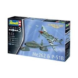 Me 262 i P-51B Mustang 1:72