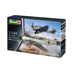 Messerschmitt Bf 109E i Junkers Ju 87B 1:144